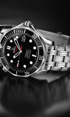 Das Omega - Swiss Luxury Watch Wallpaper 240x400