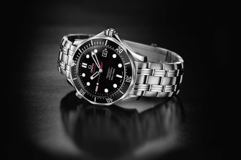 Das Omega - Swiss Luxury Watch Wallpaper 480x320
