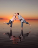 Обои Sunset Kiss 128x160