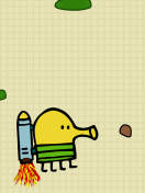 Doodle Jump Game screenshot #1 132x176