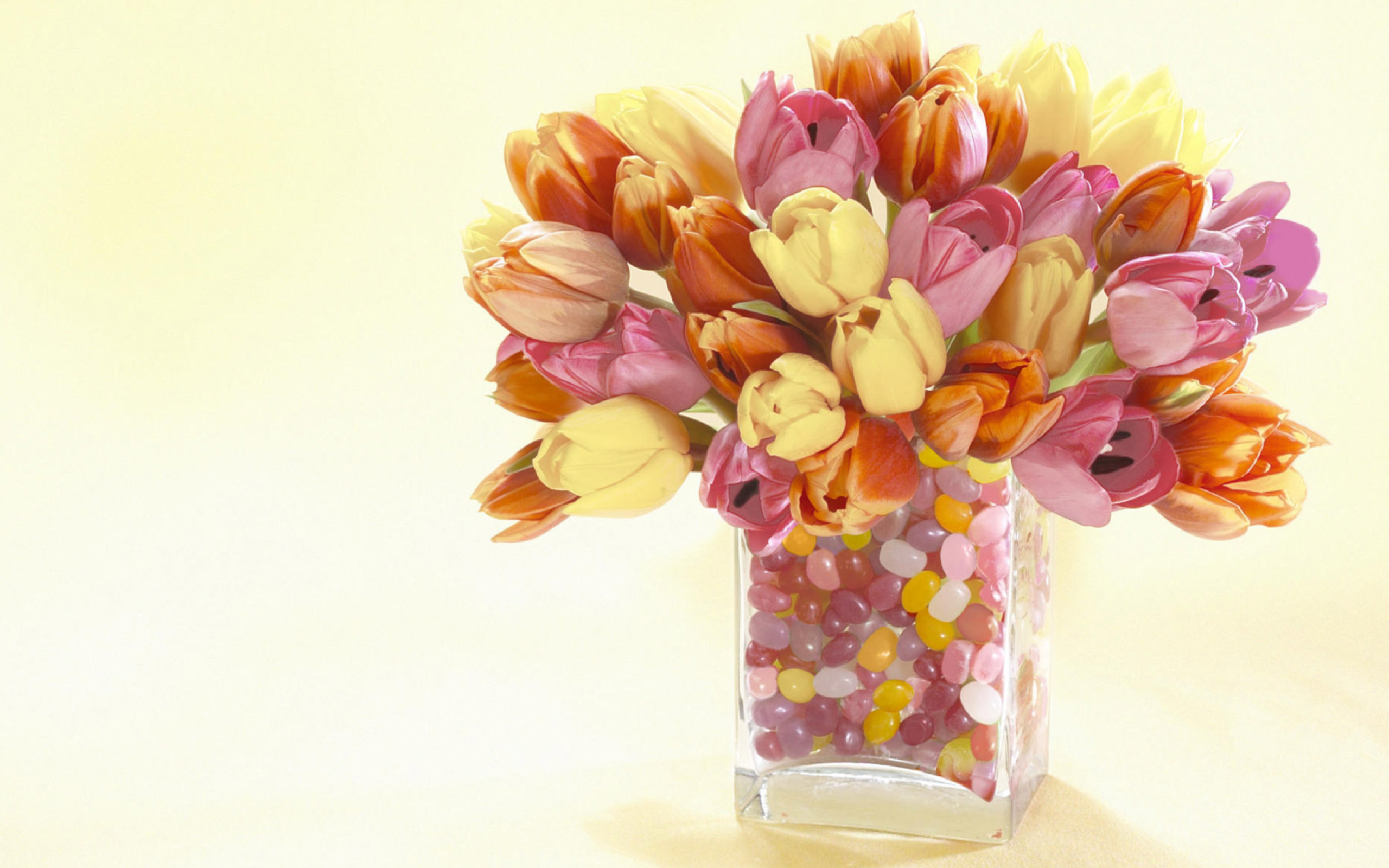 Fondo de pantalla Tulip Wedding Bouquets 2560x1600