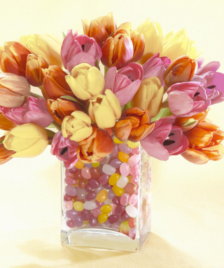 Tulip Wedding Bouquets Wallpaper for Nokia Asha 311