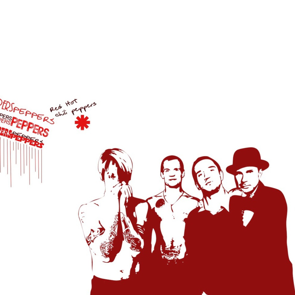 Das Red Hot Chili Peppers Wallpaper 1024x1024
