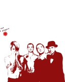 Das Red Hot Chili Peppers Wallpaper 128x160