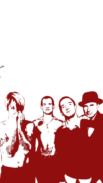 Red Hot Chili Peppers wallpaper 360x640