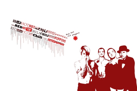 Das Red Hot Chili Peppers Wallpaper 480x320