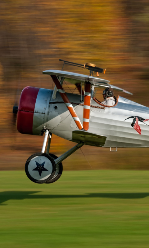 Nieuport 28 Aircraft wallpaper 480x800