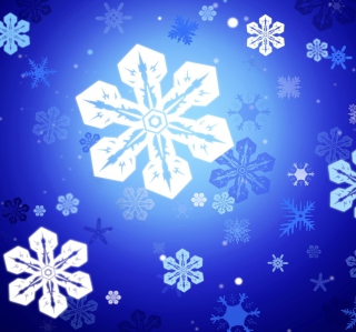 New Year Snowflakes - Fondos de pantalla gratis para iPad 2