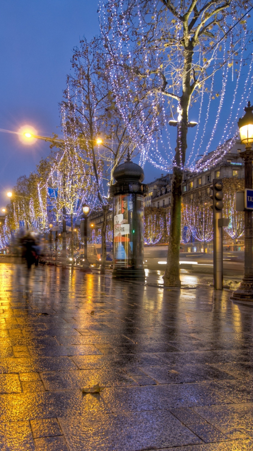 Das France Streetscape Wallpaper 1080x1920