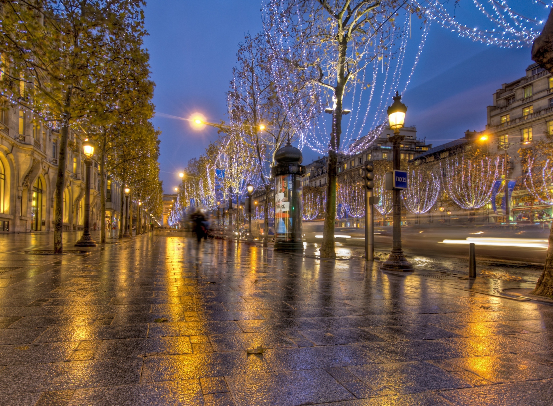 Обои France Streetscape 1920x1408