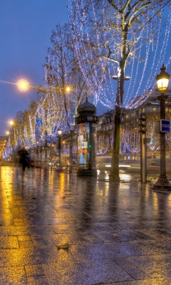 Fondo de pantalla France Streetscape 240x400