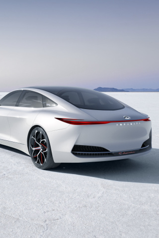 Infiniti Q Inspiration Futuristic Sedan wallpaper 320x480