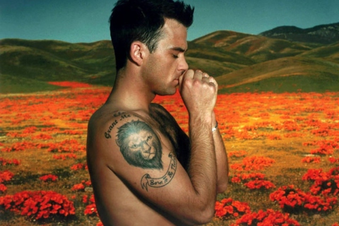 Das Robbie Williams Wallpaper 480x320