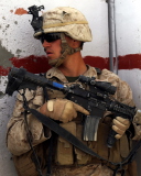 Screenshot №1 pro téma United States Marine Corps 128x160