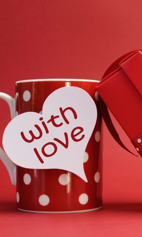 With Love wallpaper 480x800