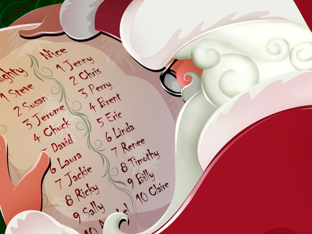 Santa Claus Christmas List screenshot #1 1024x768