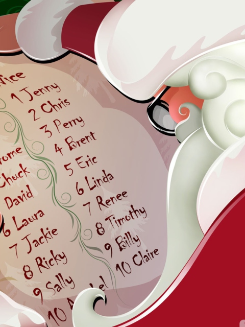 Santa Claus Christmas List screenshot #1 480x640