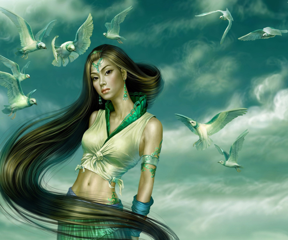 Fantasy Princess wallpaper 960x800