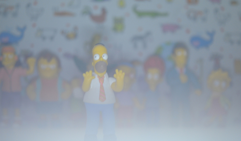 Das Simpsons Wallpaper 1024x600