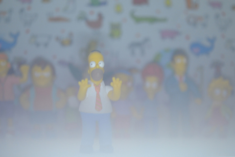 Das Simpsons Wallpaper 480x320