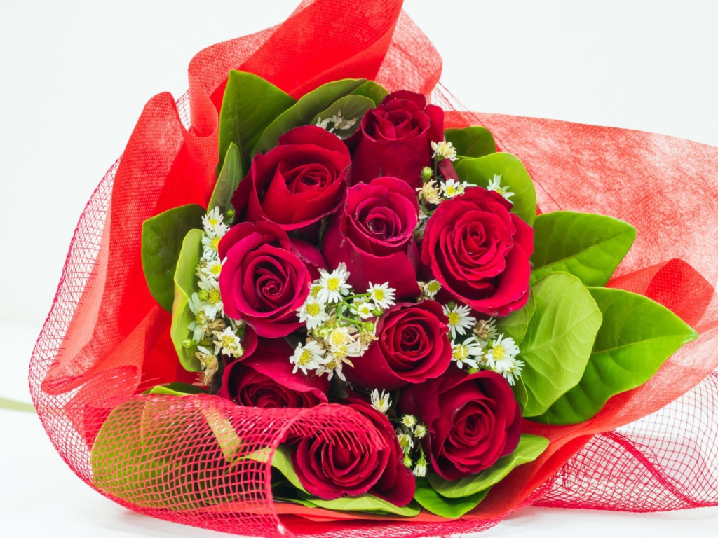 Fondo de pantalla Romantic and Elegant Bouquet 1024x768
