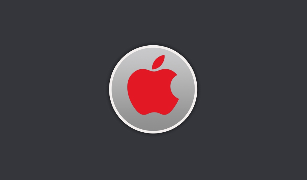 Apple Computer Red Logo screenshot #1 1024x600