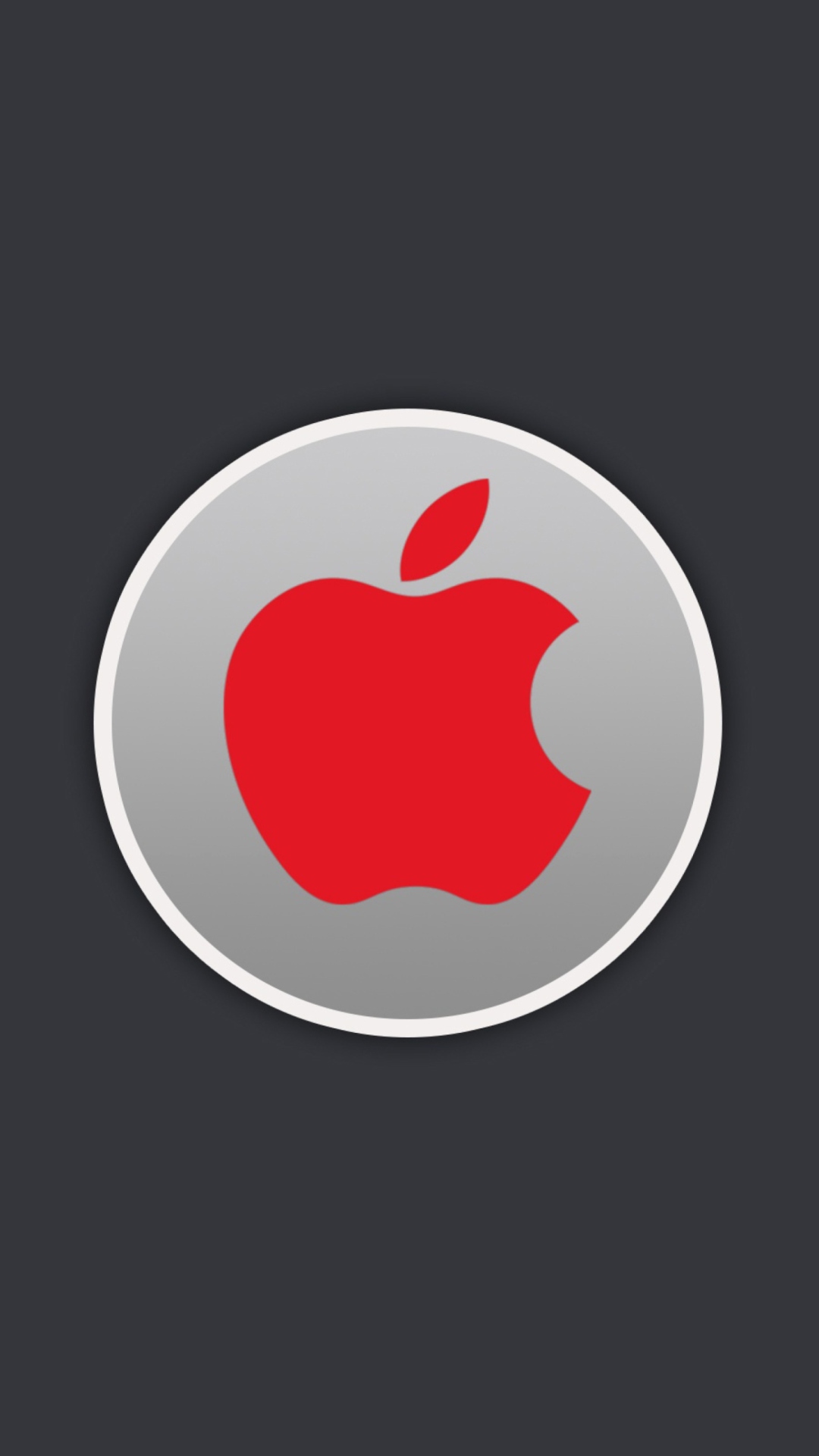 Sfondi Apple Computer Red Logo 1080x1920