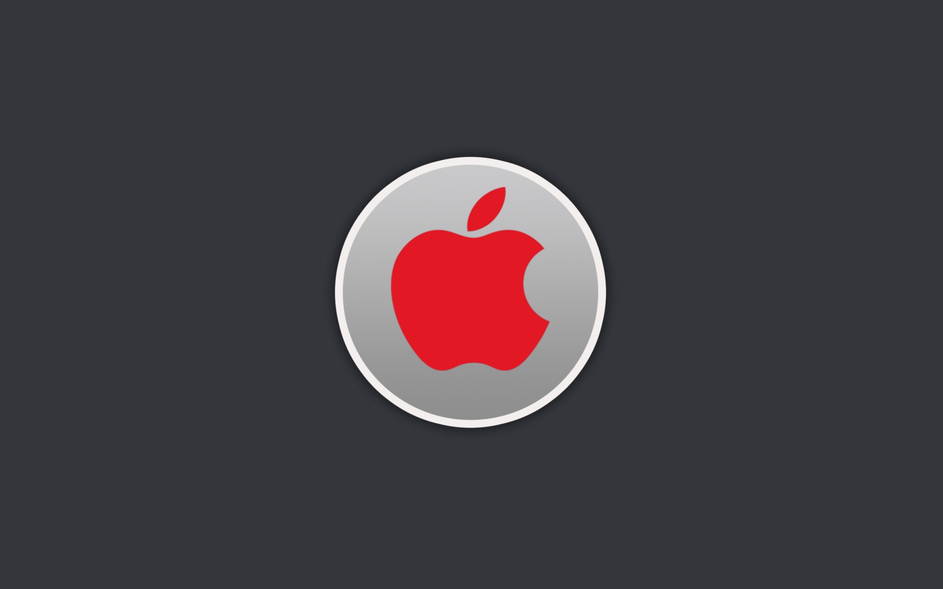Fondo de pantalla Apple Computer Red Logo 1920x1200