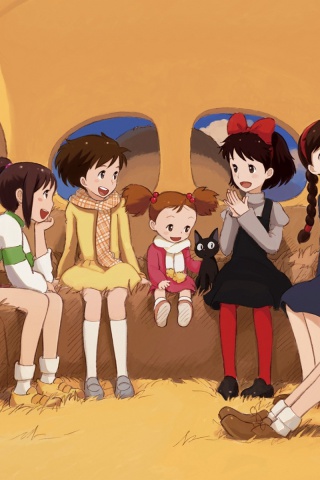 Kikis Delivery Service with Kiki, Jiji, Osono and Ursula screenshot #1 320x480