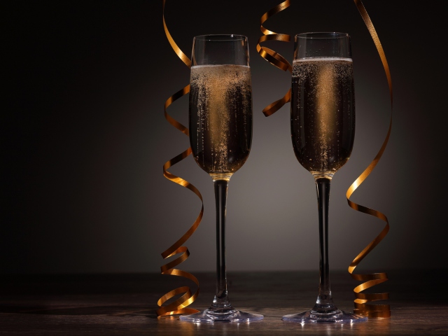 Holiday Champagne wallpaper 640x480