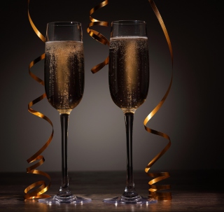 Holiday Champagne Background for 1024x1024