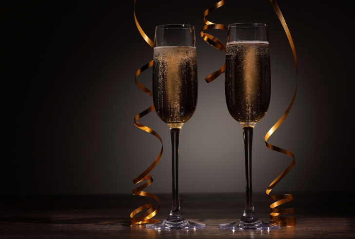 Holiday Champagne wallpaper