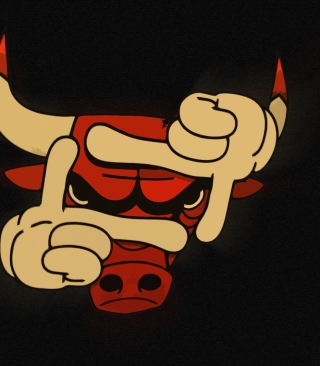 Chicago Bulls papel de parede para celular para iPhone 4S