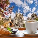 Fondo de pantalla Breakfast in Paris 128x128