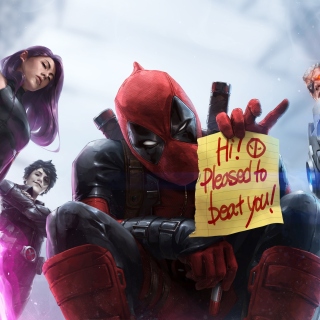 Deadpool Comic Book Wallpaper for HP TouchPad
