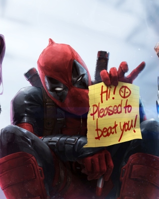 Free Deadpool Comic Book Picture for iPhone 6 Plus