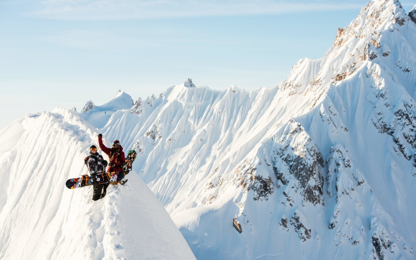 Fondo de pantalla Snowboarding Resort 1440x900