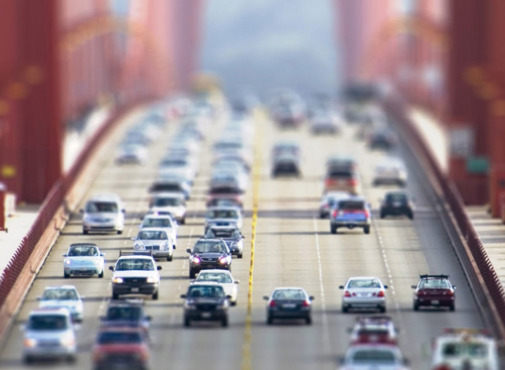 Das Cars On Bridge Wallpaper 1920x1408