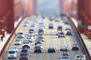 Cars On Bridge - Obrázkek zdarma 