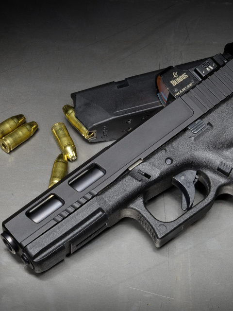 Glock 17 Pistol wallpaper 480x640