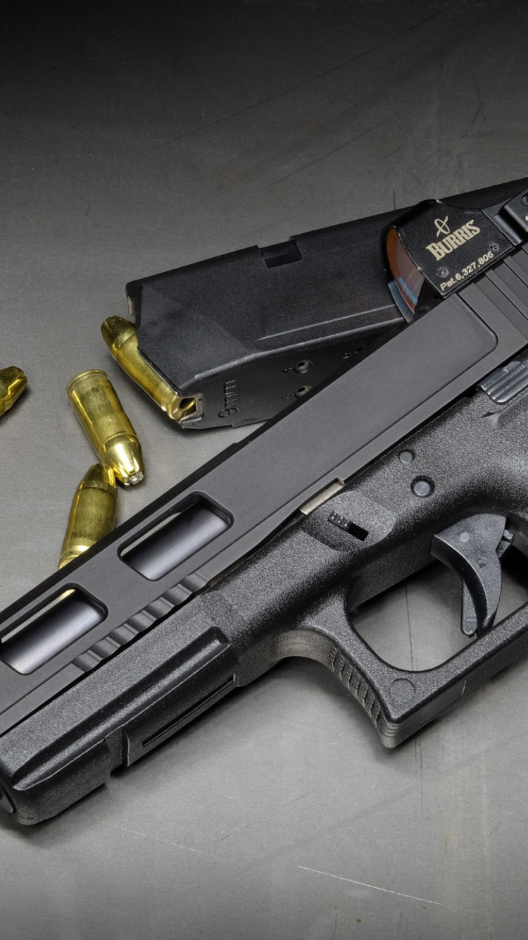 Sfondi Glock 17 Pistol 750x1334