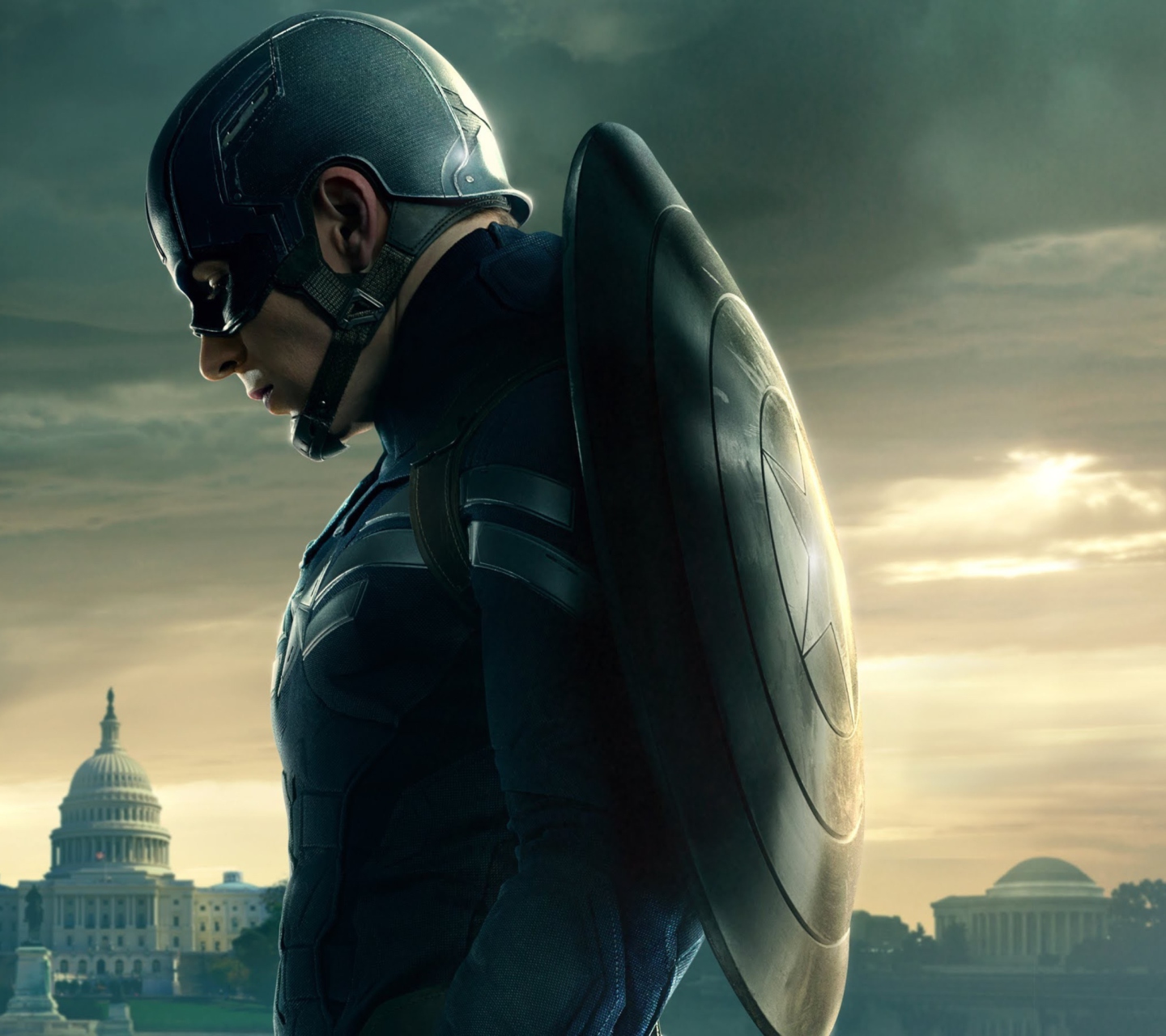 Screenshot №1 pro téma Captain America 2 The Winter Soldier 1440x1280