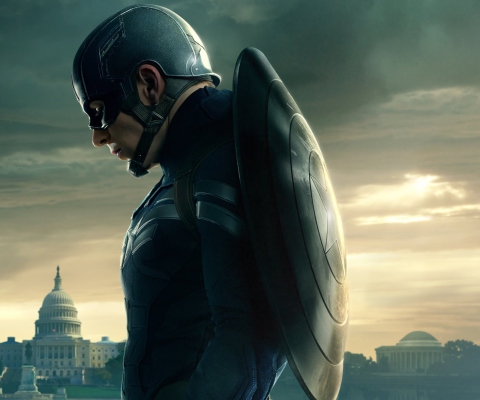 Screenshot №1 pro téma Captain America 2 The Winter Soldier 480x400