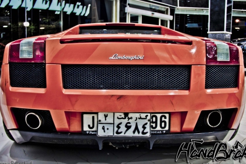 Screenshot №1 pro téma Lamborghini 480x320