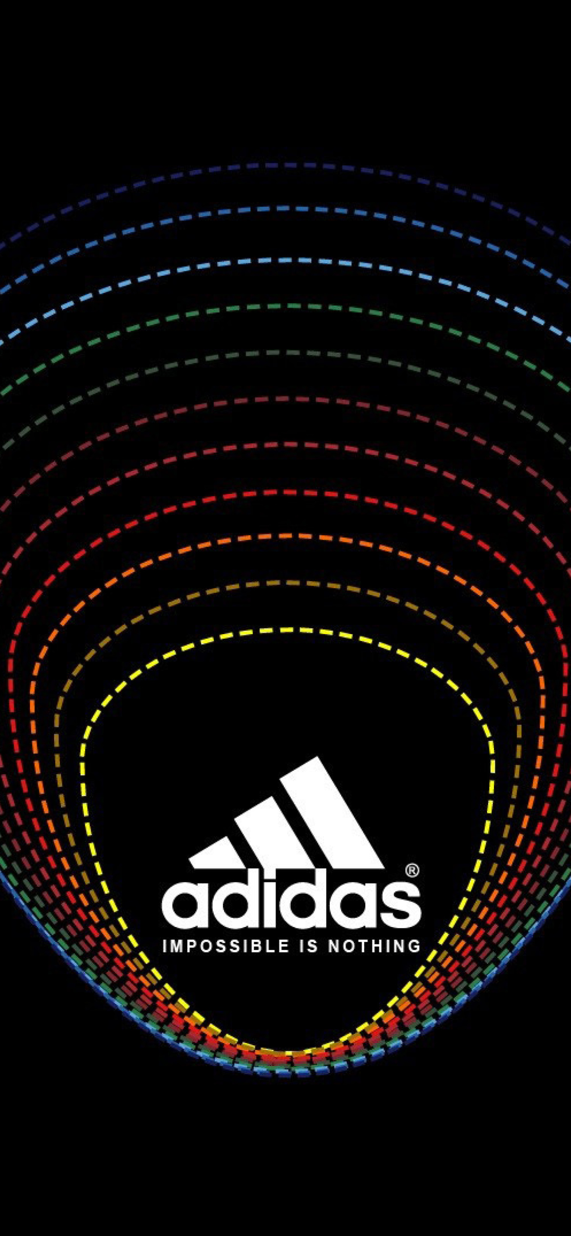 Adidas Tagline, Impossible is Nothing wallpaper 1170x2532