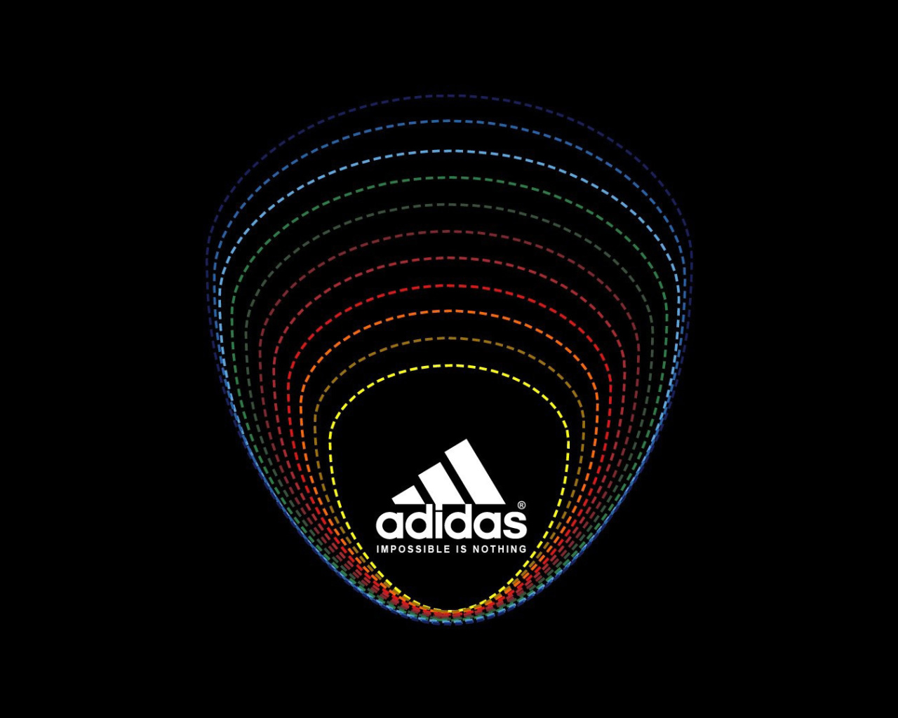 Das Adidas Tagline, Impossible is Nothing Wallpaper 1280x1024