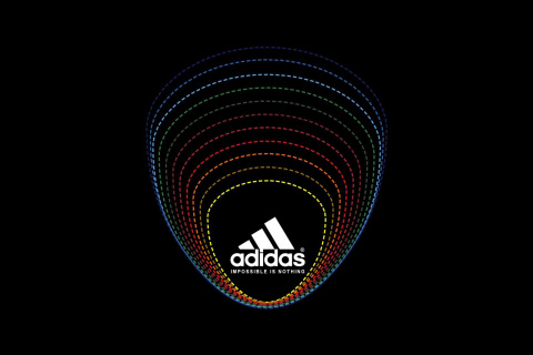 Обои Adidas Tagline, Impossible is Nothing 480x320