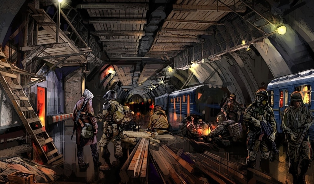 Das Metro 2034 Novel Wallpaper 1024x600