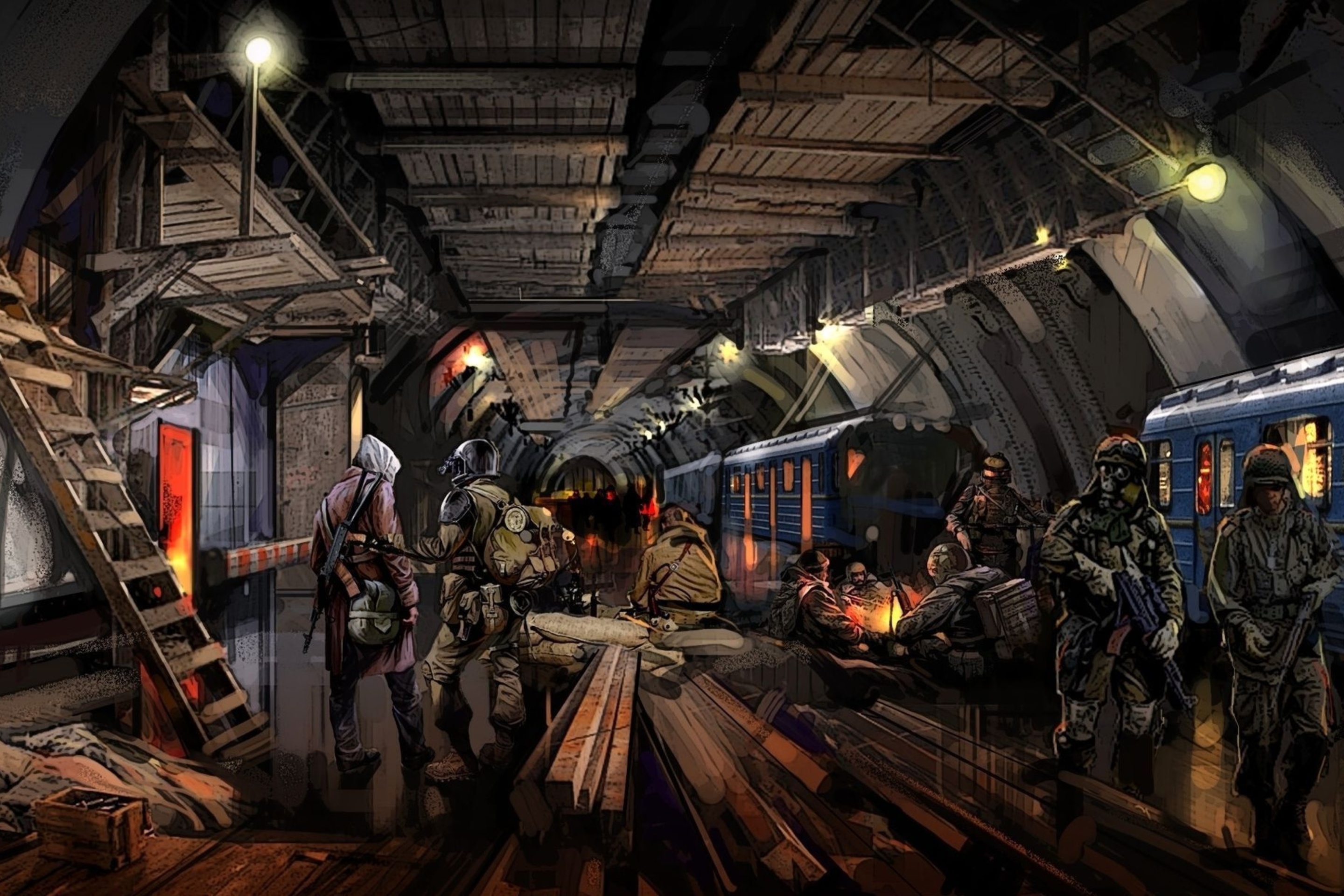 Fondo de pantalla Metro 2034 Novel 2880x1920