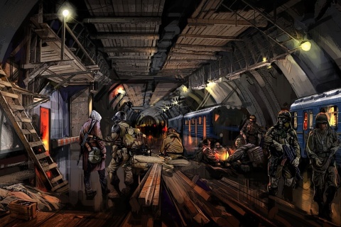 Metro 2034 Novel screenshot #1 480x320